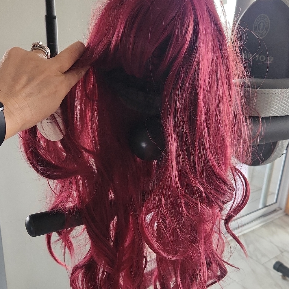 Vibrant Pink Women's Hair Wig